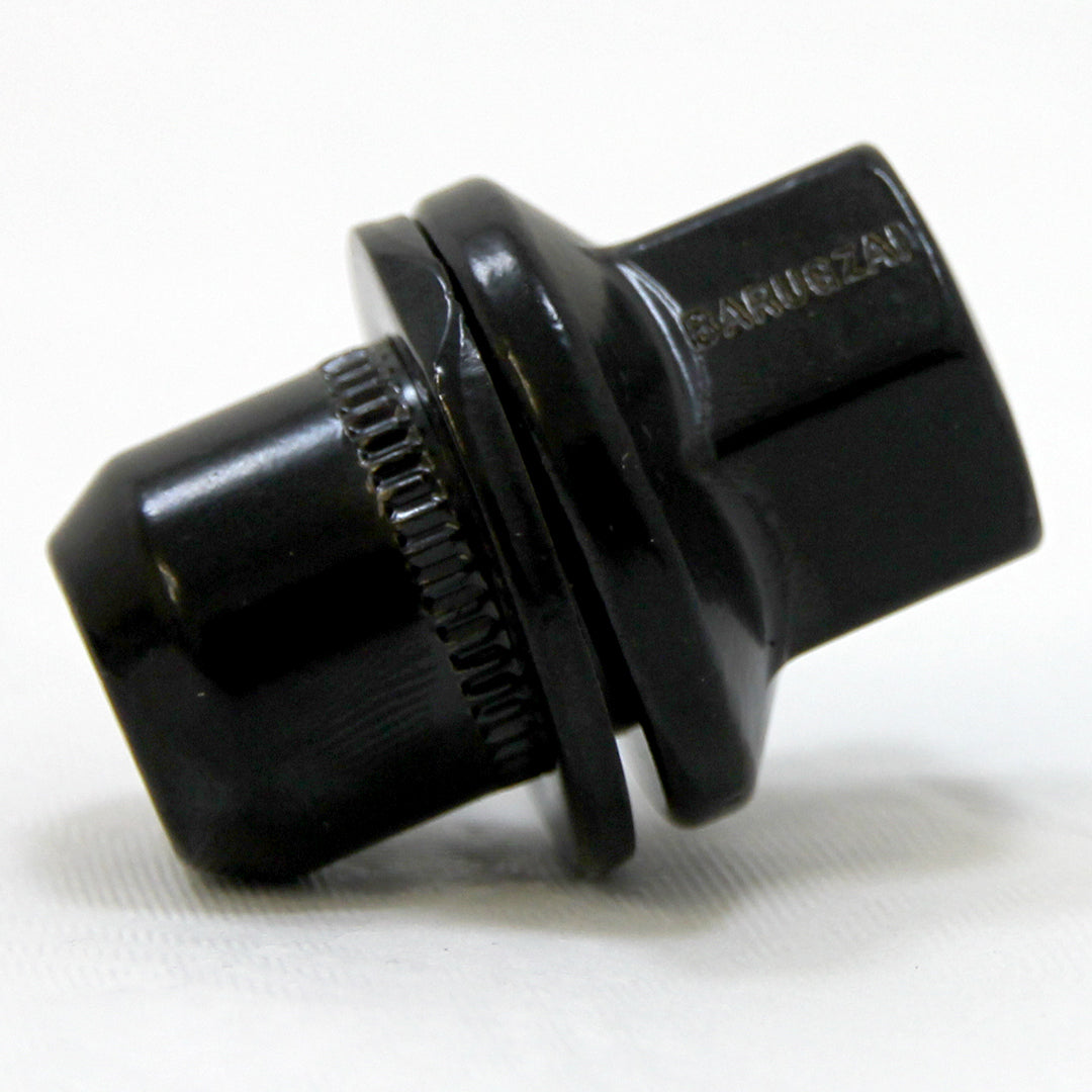 Black 22MM Metal Wheel Bolt 'Barugzai' branding on a white background.