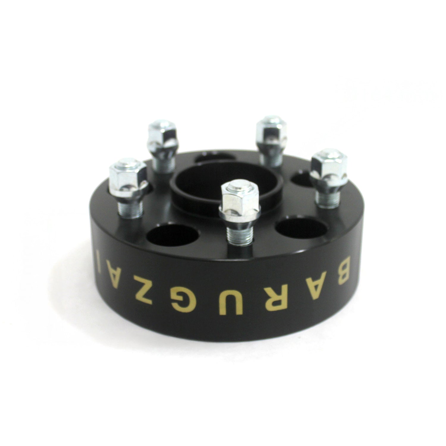 Black 45MM wheel spacer with 'Barugzai' branding on a white background.
