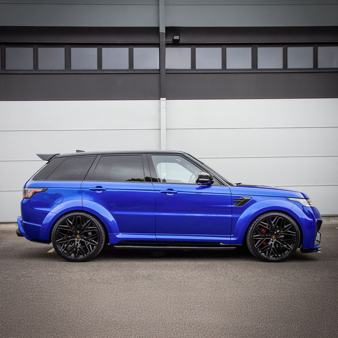 Blue Barugzai Cabaro II Body Kit – Side Profile Range Rover Sport