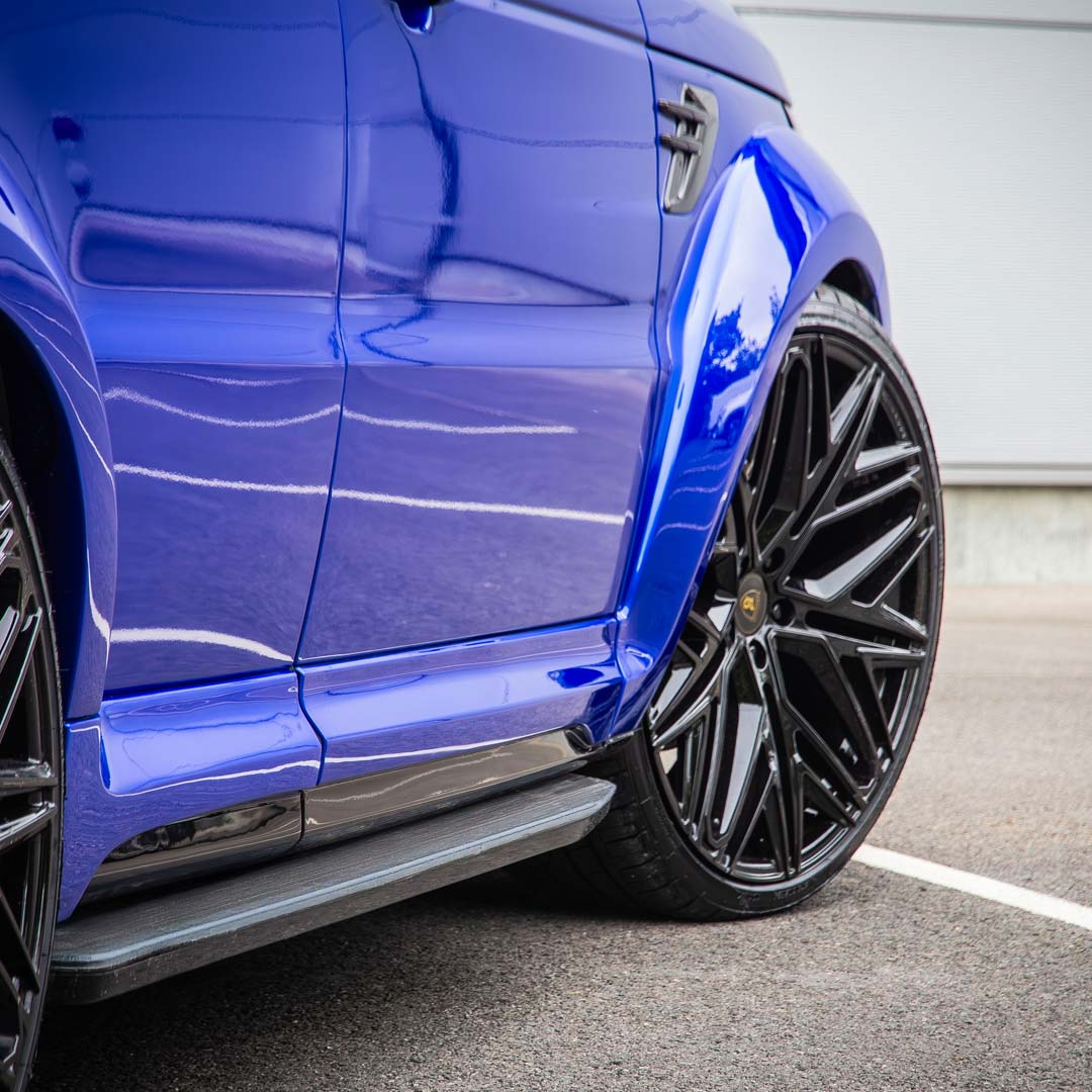 Blue Cabaro II Range Rover Sport – Side Skirt Aerodynamic Detail