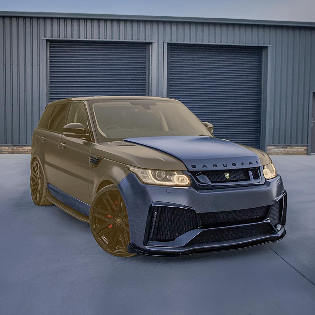 Barugzai Cabaro I Non-Wide Bodykit components revealed on Range Rover Sport L494