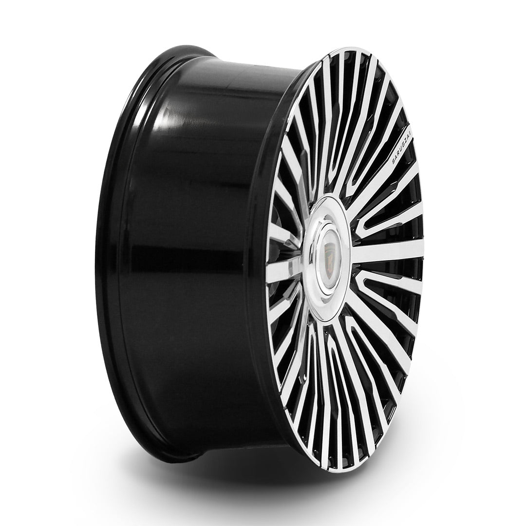 Barugzai Casanova deep concave profile gloss black polished wheel