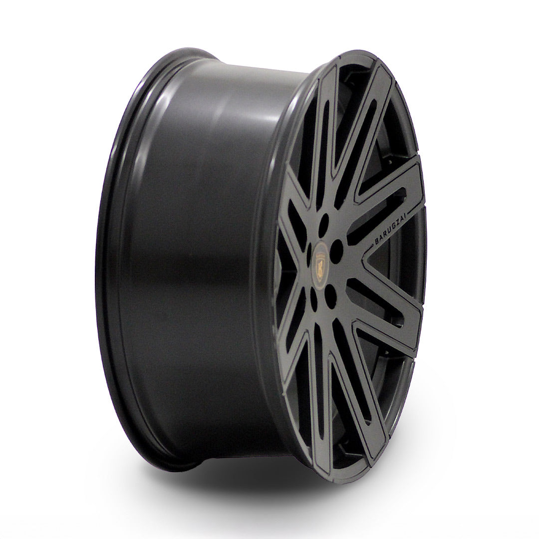 Barugzai EXEL concave profile gloss black wheel detail