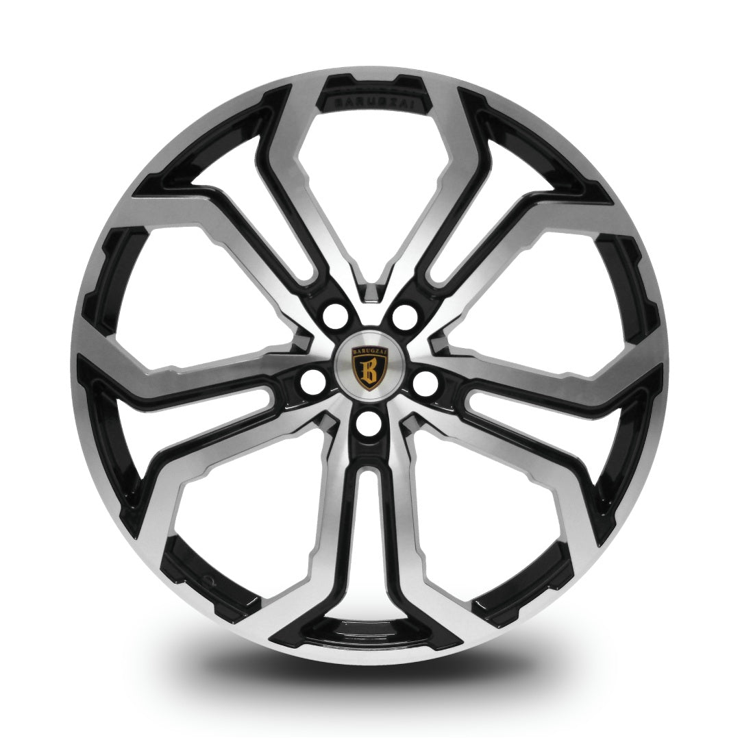 Barugzai Opium front face detail showing floral inspired geometry