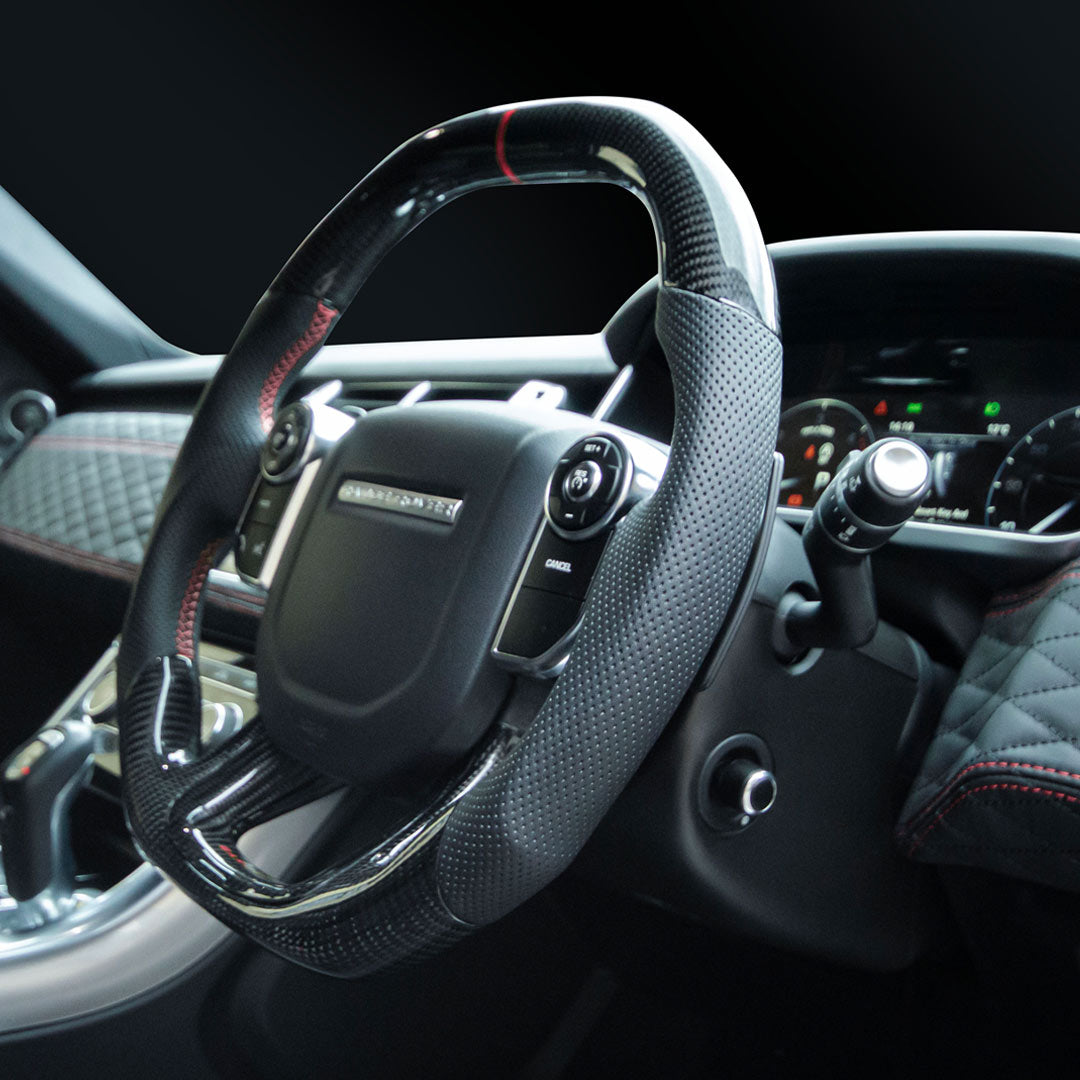 Barugzai Wildcat Xpressions Interior – Black Leather with Red Stitching (Range Rover Sport L494)