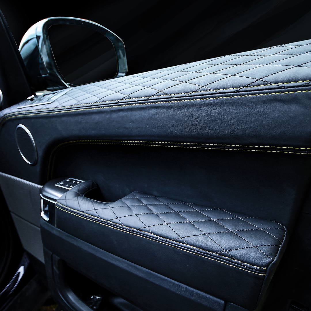 Barugzai Wildcat Xpressions rear seating design in Nappa leather for Range Rover Sport L494