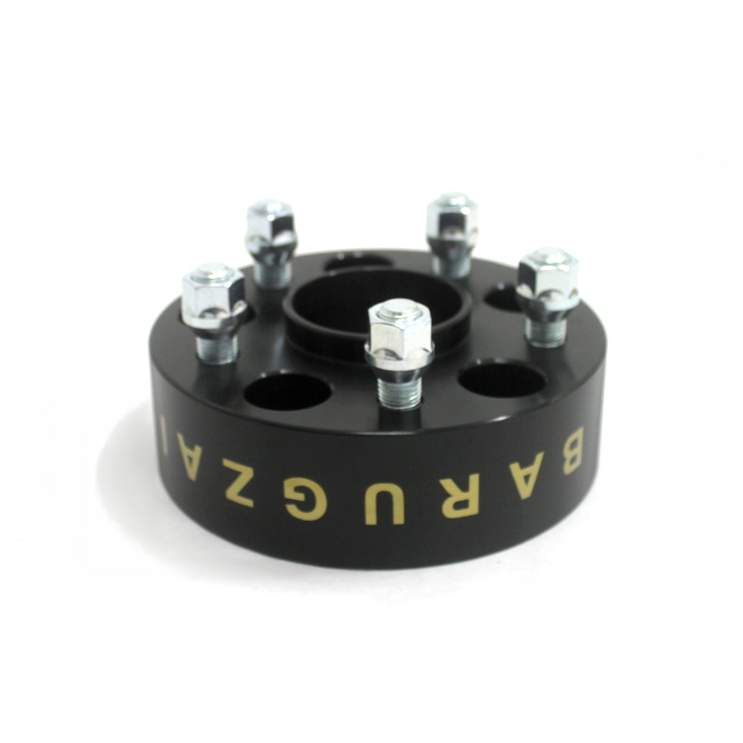 50MM Black wheel spacer with 'Barugzai' branding on a white background.