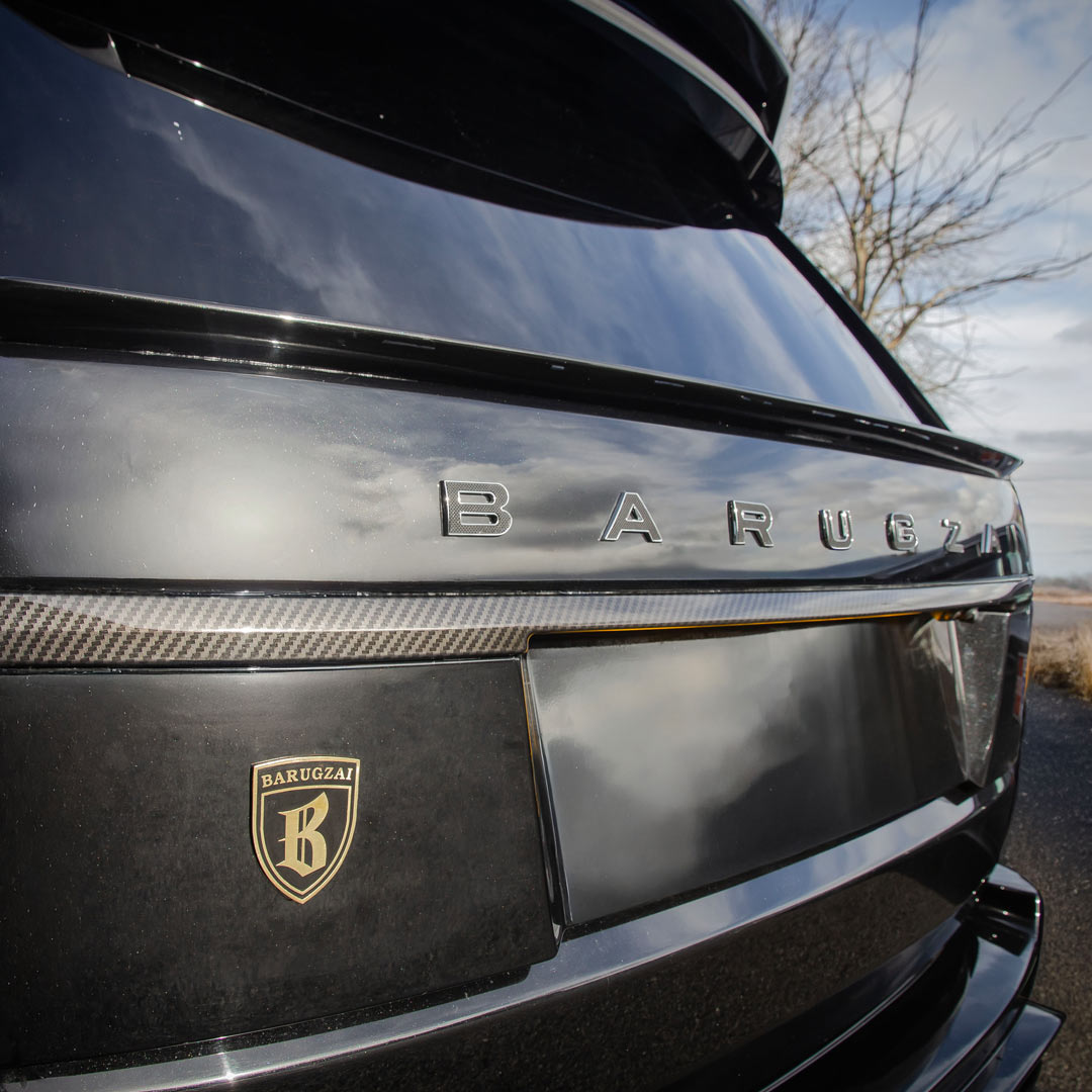 Spoilers and Branding detail – Barugzai Bison I Non-Wide Bodykit for Range Rover L405