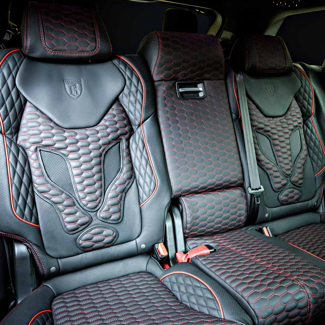 Barugzai Wildcat Xpressions Interior – Black Leather with Red Stitching (Range Rover Sport L494)